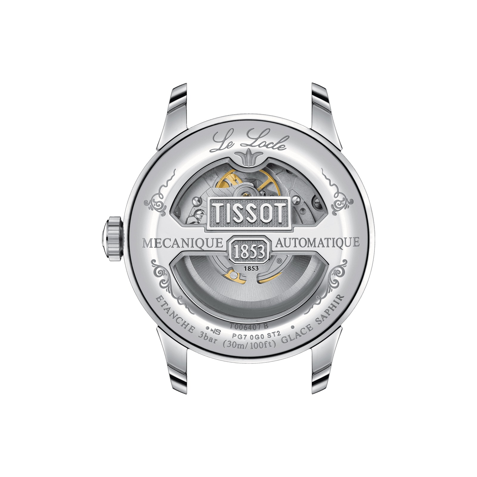 Tissot Le Locle Powermatic 80 Open Heart 39mm Mens Watch