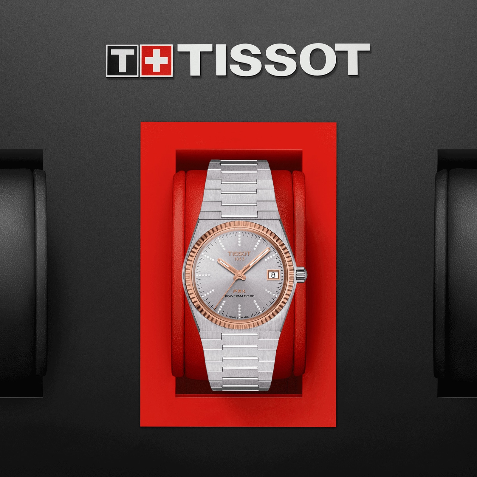 Tissot T Gold PRX Powermatic 80 35mm Ladies Watch T9312074133600