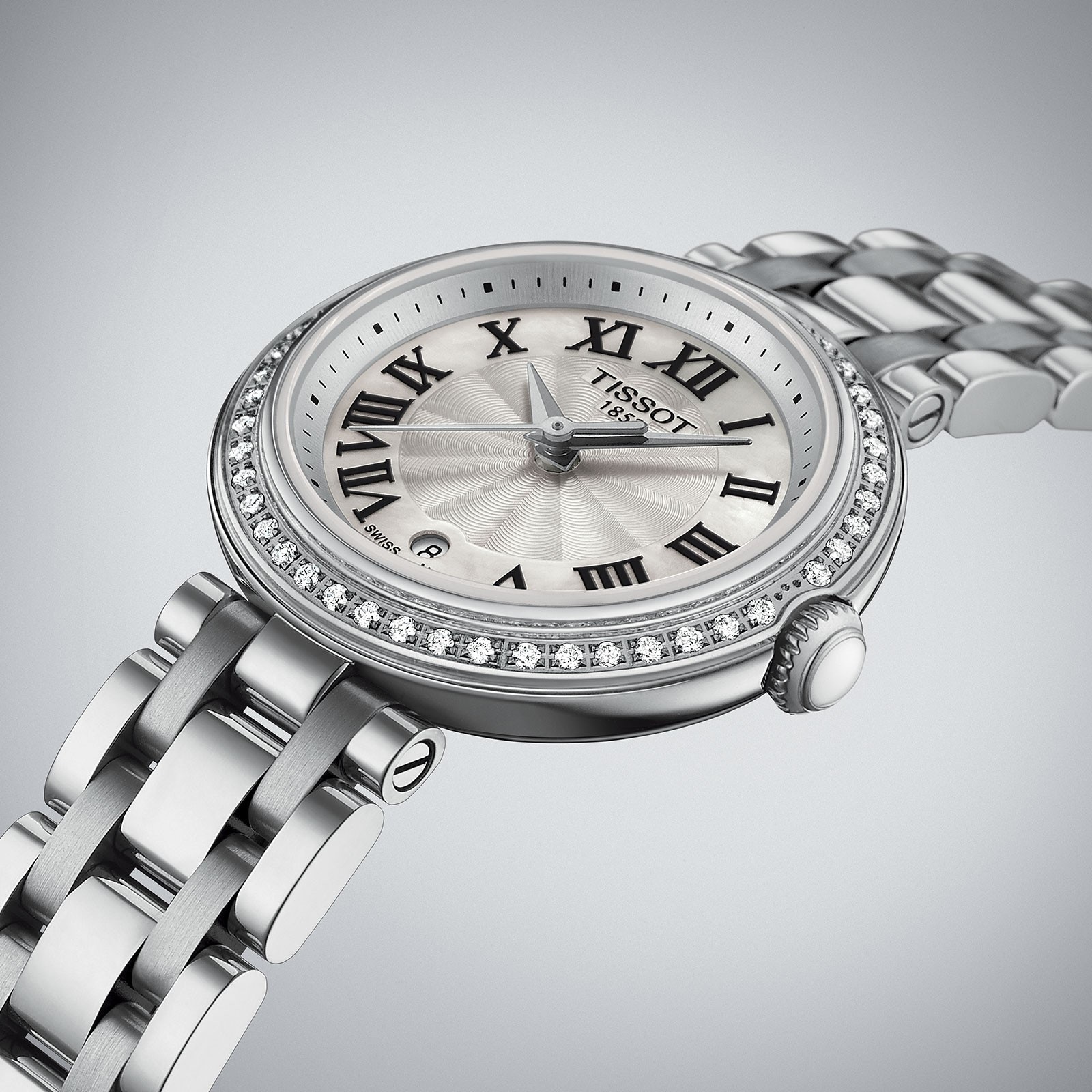 Tissot T- My Lady Bellissima Small 26mm Ladies Watch Mother Of Pearl