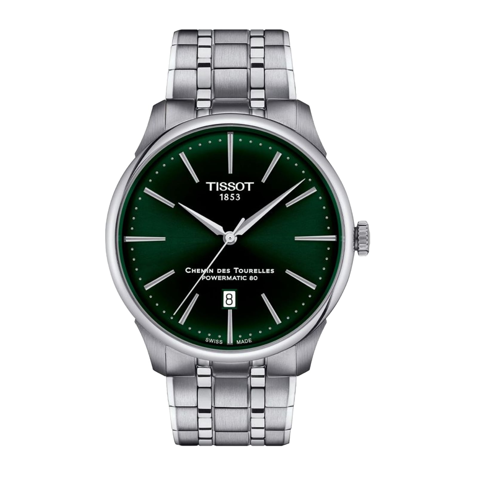 Chemin Des Tourelles Powermatic 80 42mm Mens Watch Green