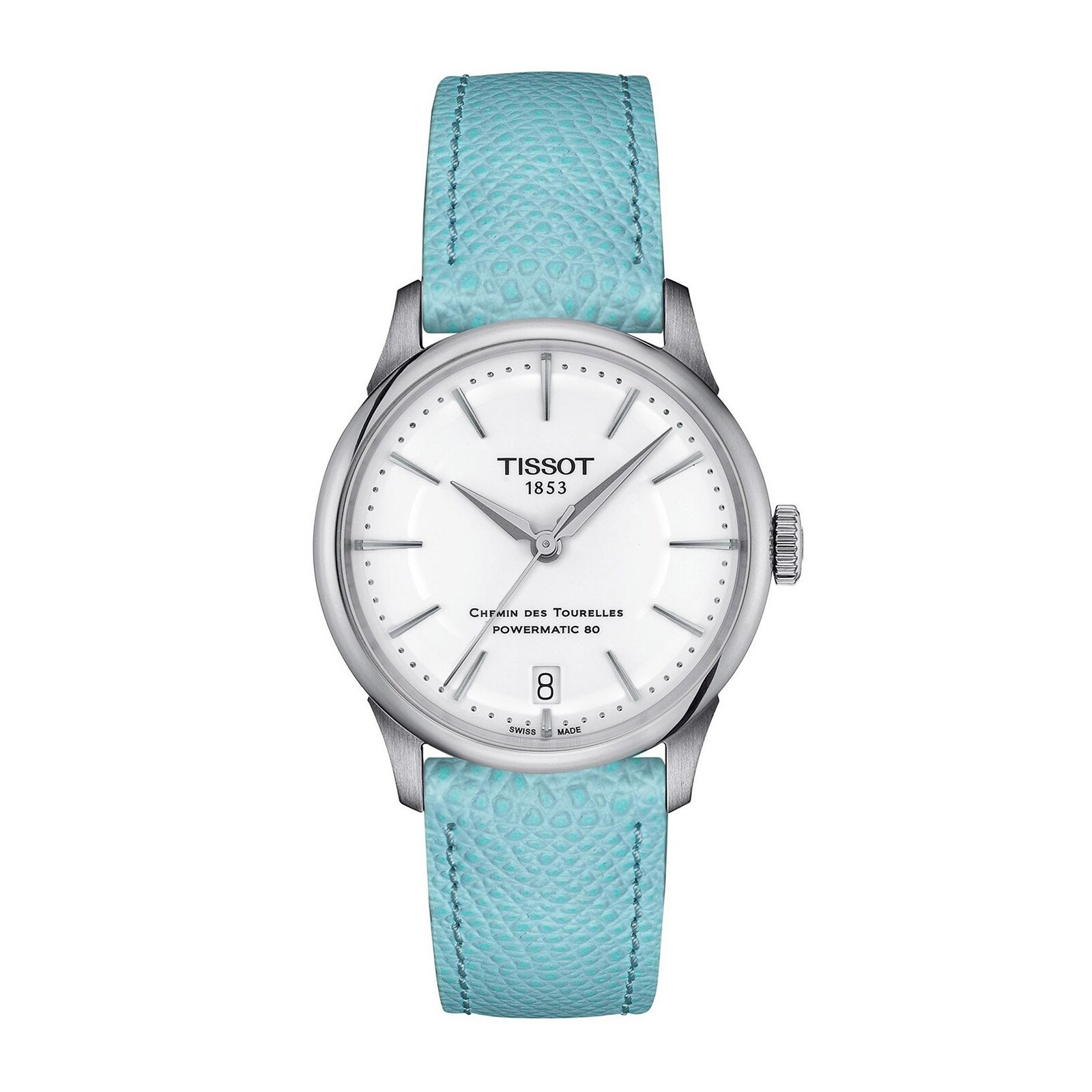 Tissot Chemin des Tourelles Powermatic 80 34mm Ladies Watch White