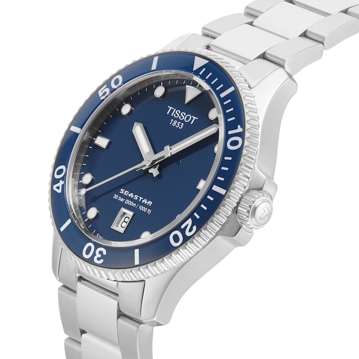 Tissot Seastar 1000 40mm Mens Watch Blue