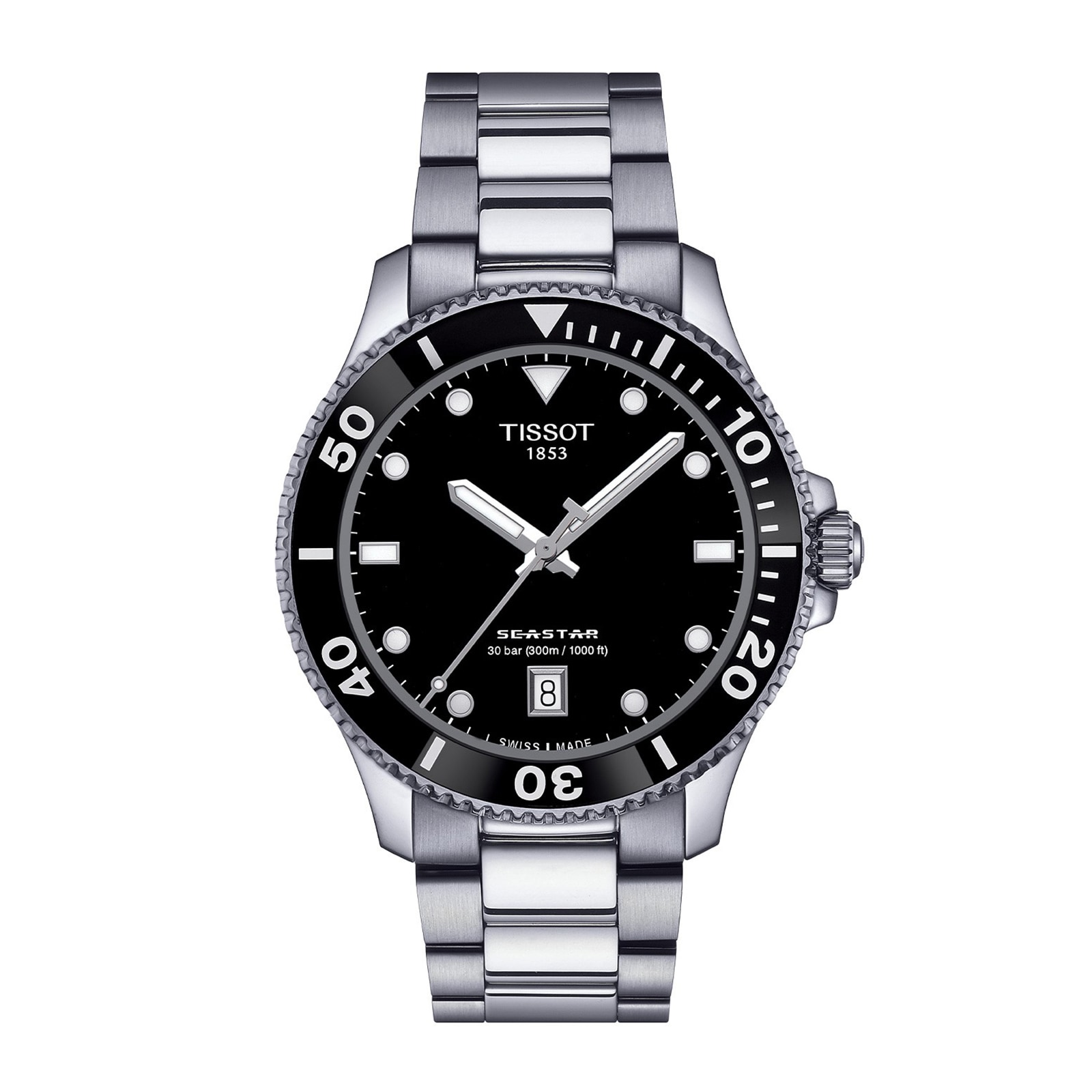 Tissot Seastar 1000 40mm Mens Watch Black