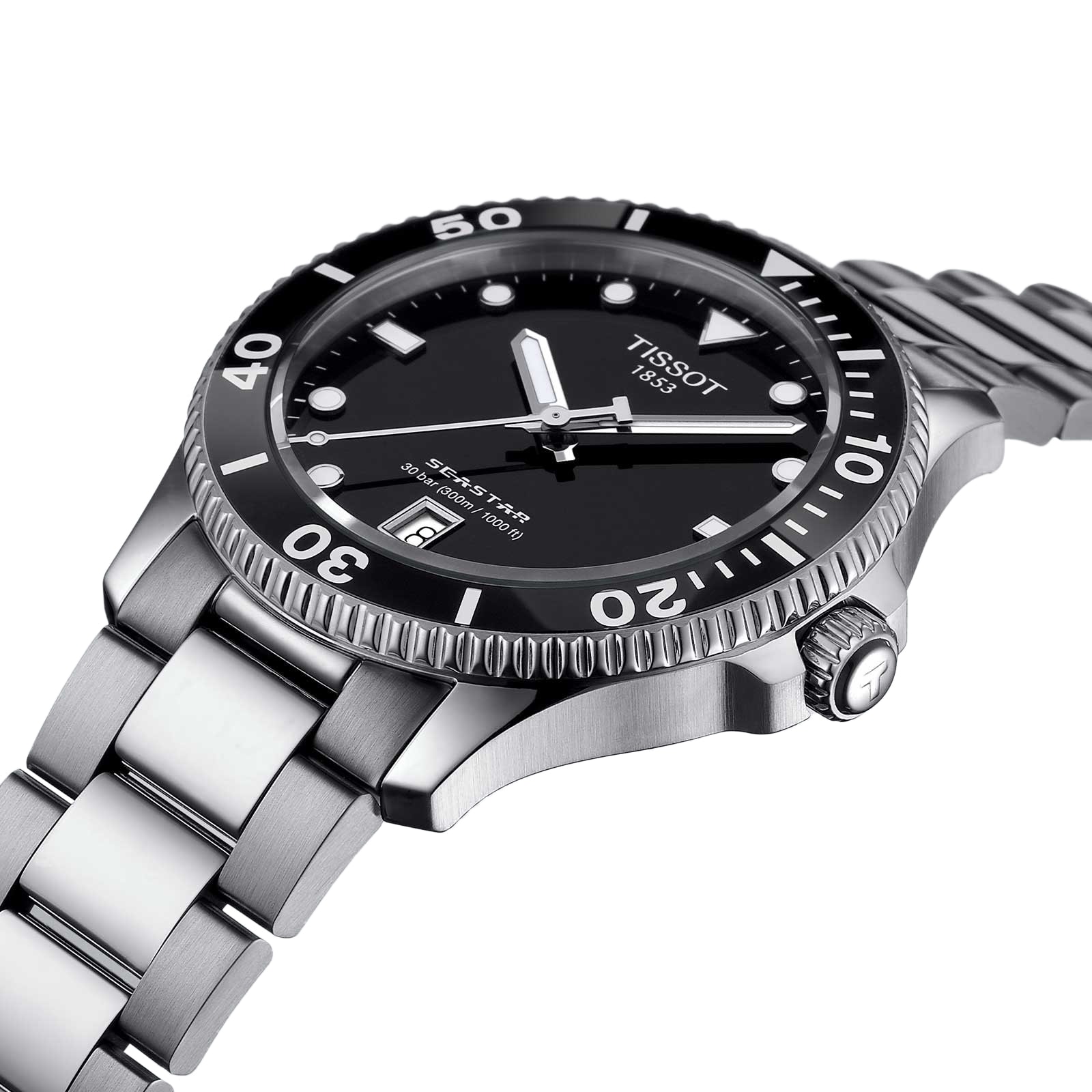 Tissot seastar sale 1000 automatic black