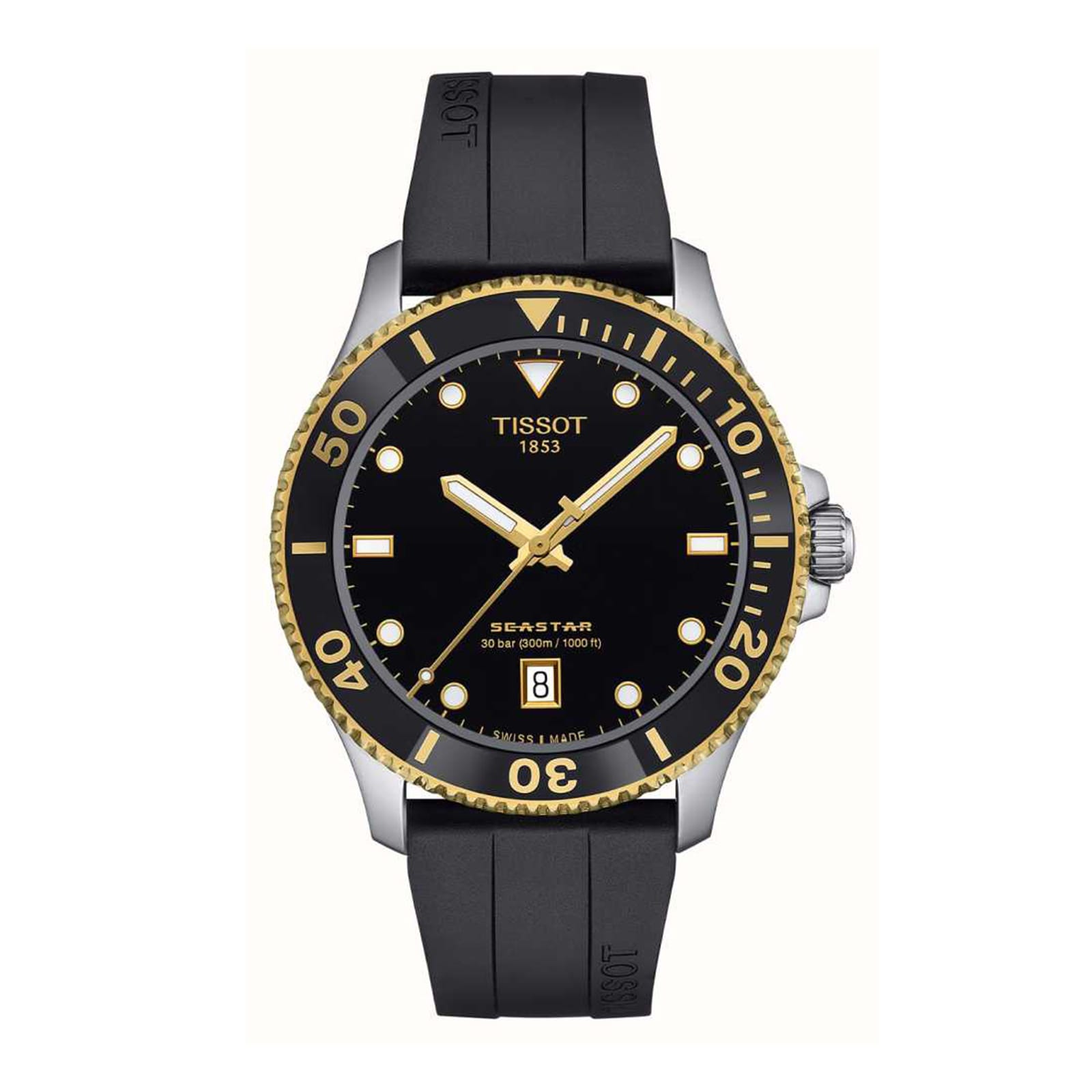 Tissot Seastar 1000 40mm Mens Watch Black Rubber Tissot Seastar 1000 40mm Mens Watch Black Rubber