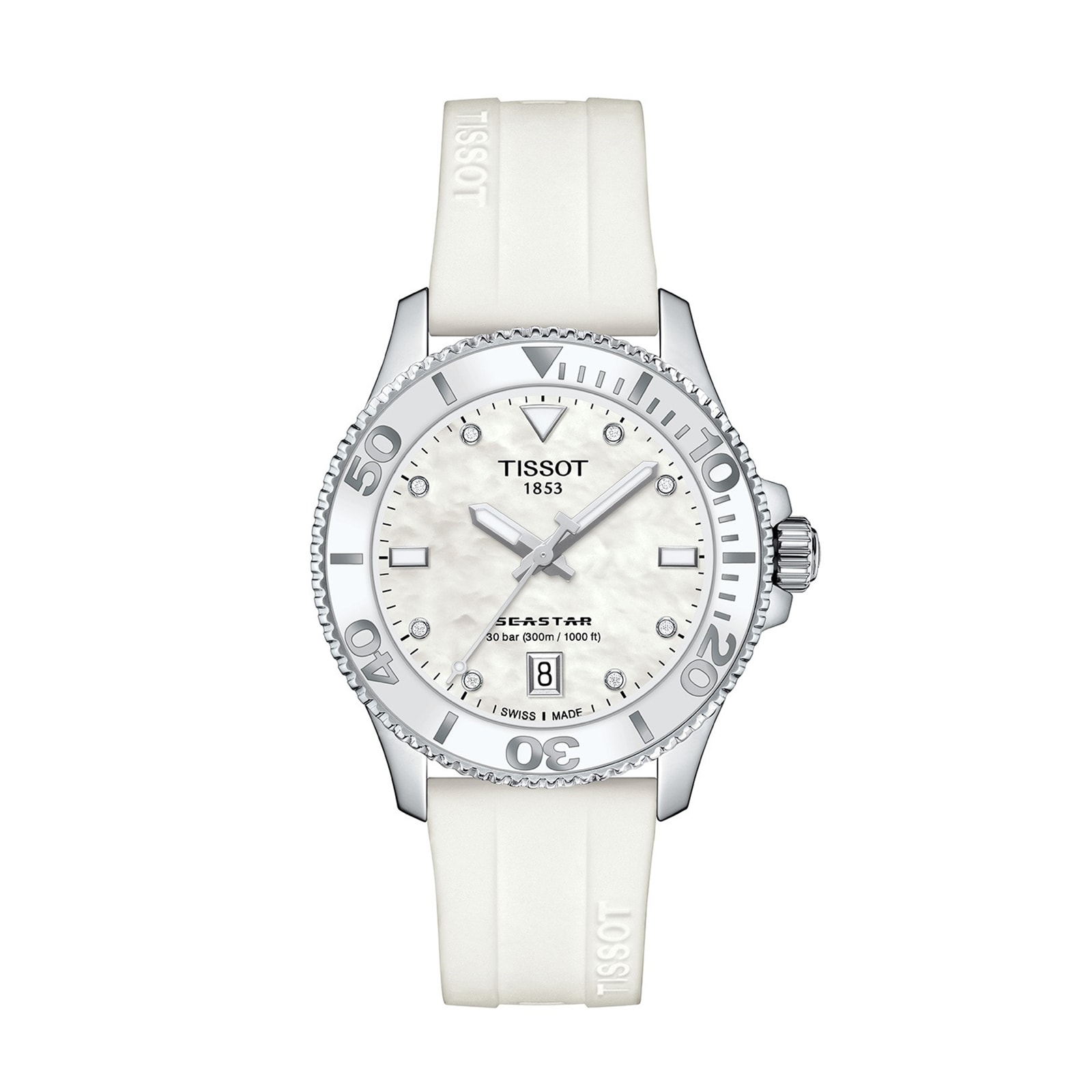 T Sport Seastar 1000 36mm Ladies Watch Mother Of Pearl