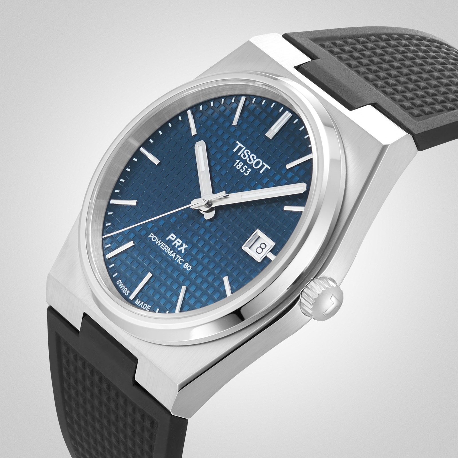 Tissot Powermatic 80 40mm Mens Watch Blue T1374071704100 Watches Of