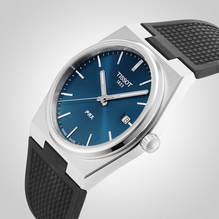 Tissot PRX 40mm Mens Watch Blue T1374101704100 | Watches Of Switzerland UK