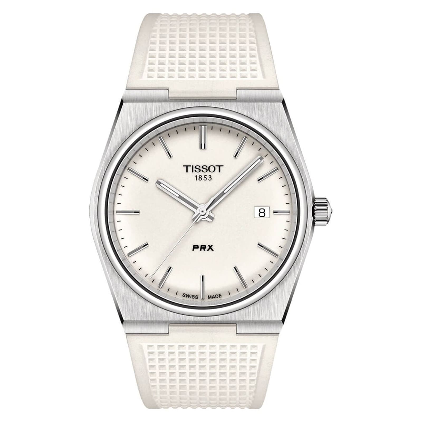 Tissot PRX Quartz 40mm Mens Watch White Tissot PRX Quartz 40mm Mens Watch White