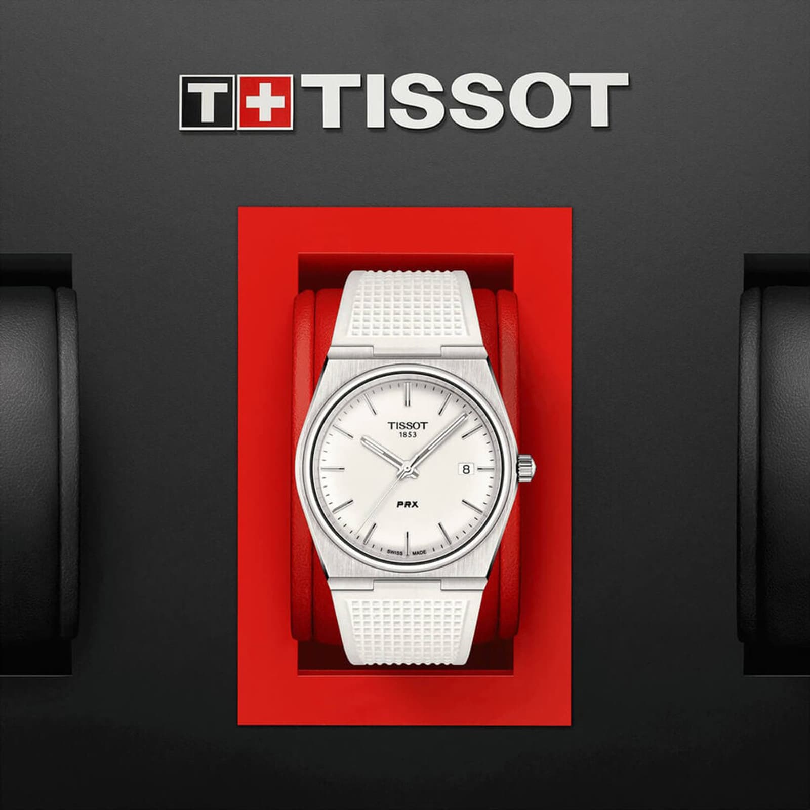 Tissot PRX Quartz 40mm Mens Watch White T1374101701100 Mayors