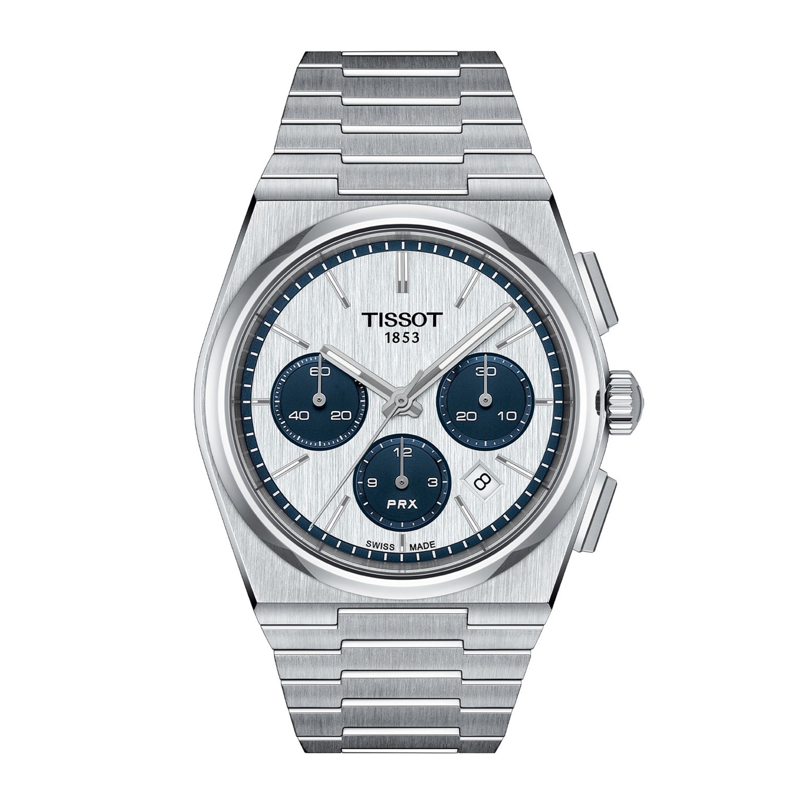 Tissot PRX Automatic Chronograph 42mm Mens Watch White