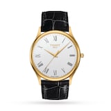 Tissot T-Gold Excellence 18K Gold 40mm Mens Watch White