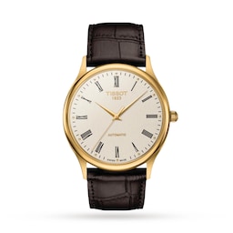17361657 - T-Gold Excellence Automatic 18K Gold 40mm Mens Watch Cream