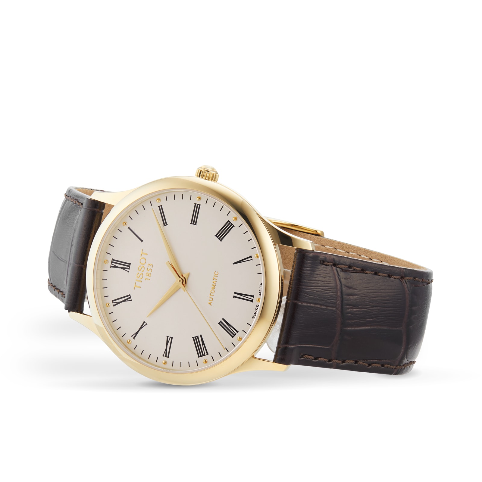 Tissot excellence automatic outlet 18k gold