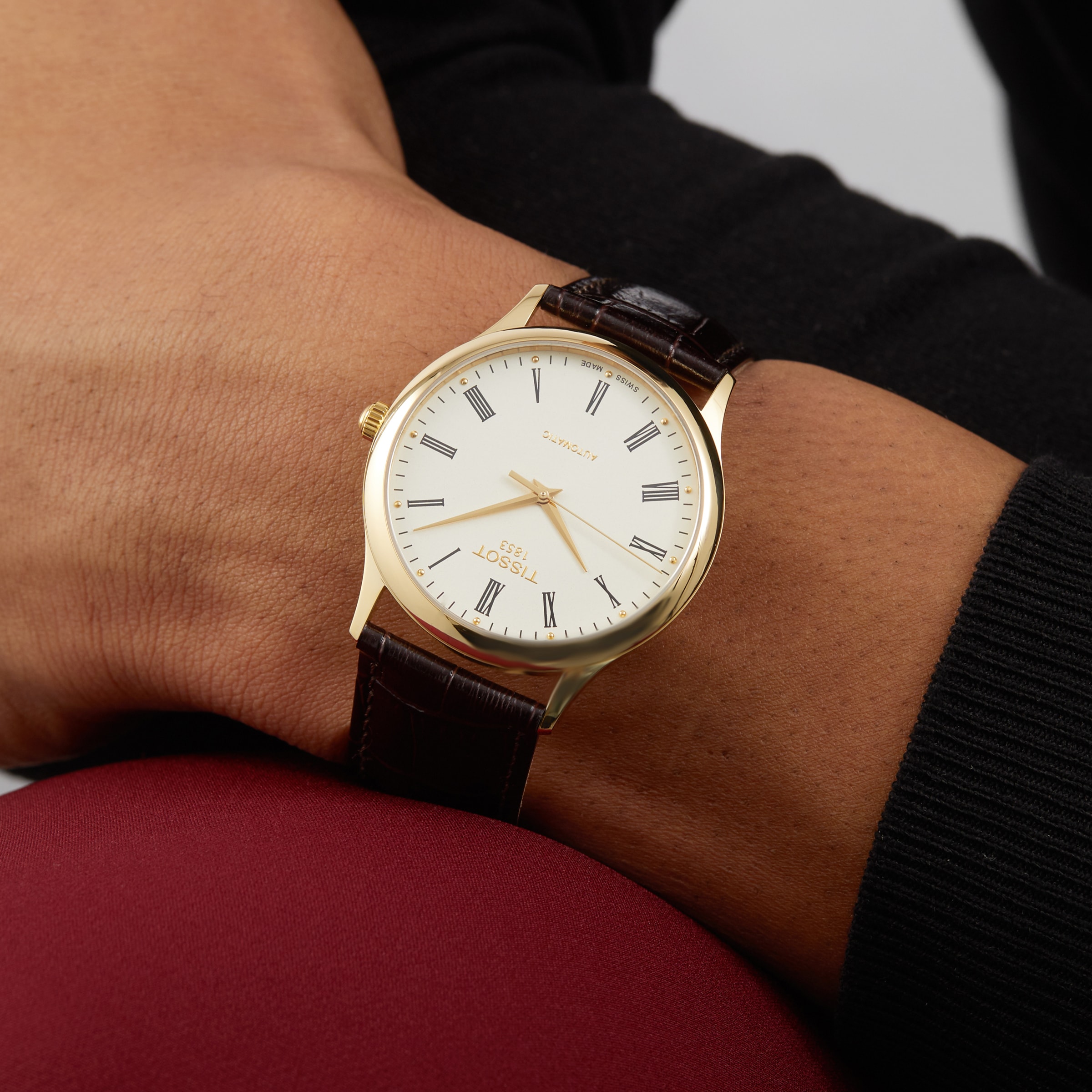 Tissot t gold automatic hot sale