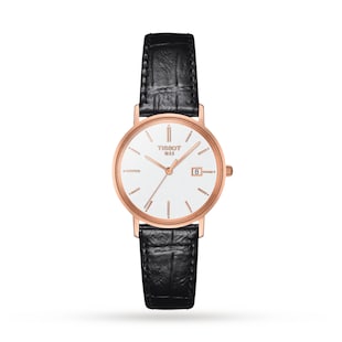 Tissot T-Gold Goldrun Lady 18K Gold 29mm Ladies Watch White
