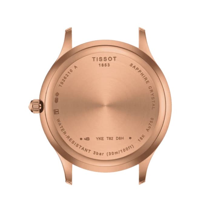 Tissot T-Gold Excellence Lady 18K Gold 32mm Ladies Watch Blue