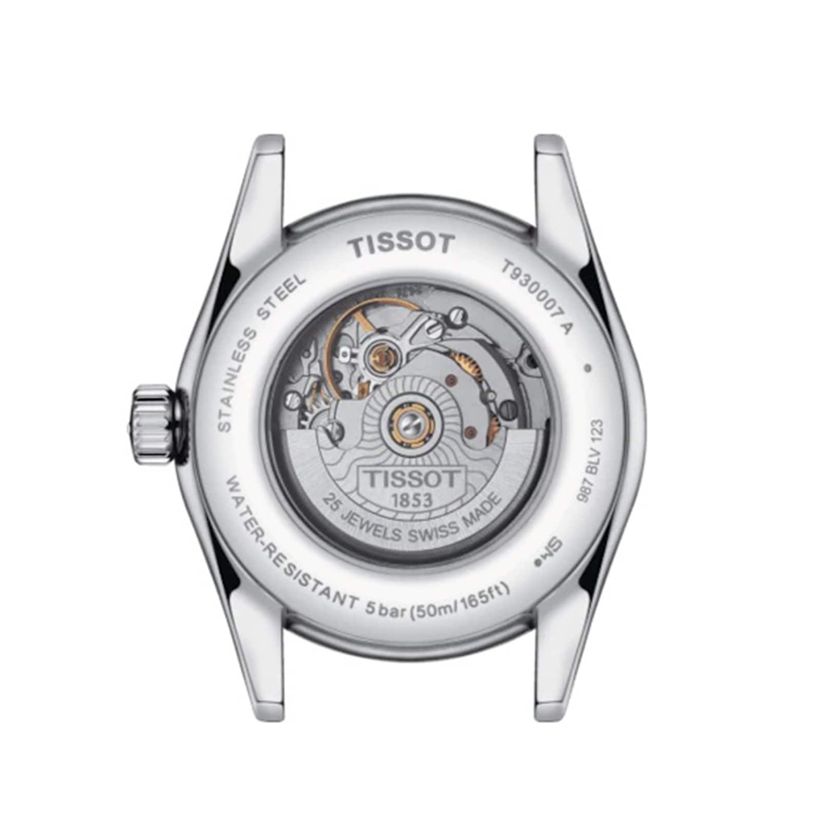 Tissot T-Gold T-My Lady 18K Gold Automatic 29mm Ladies Watch Blue