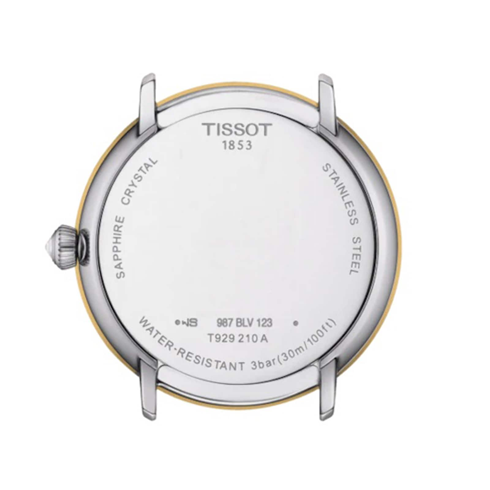 Tissot T Gold Glendora 18K Gold 33mm Ladies Watch Mother Of Pearl