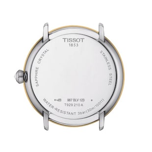 Tissot T-Gold Glendora 18K Gold 33mm Ladies Watch Mother Of Pearl