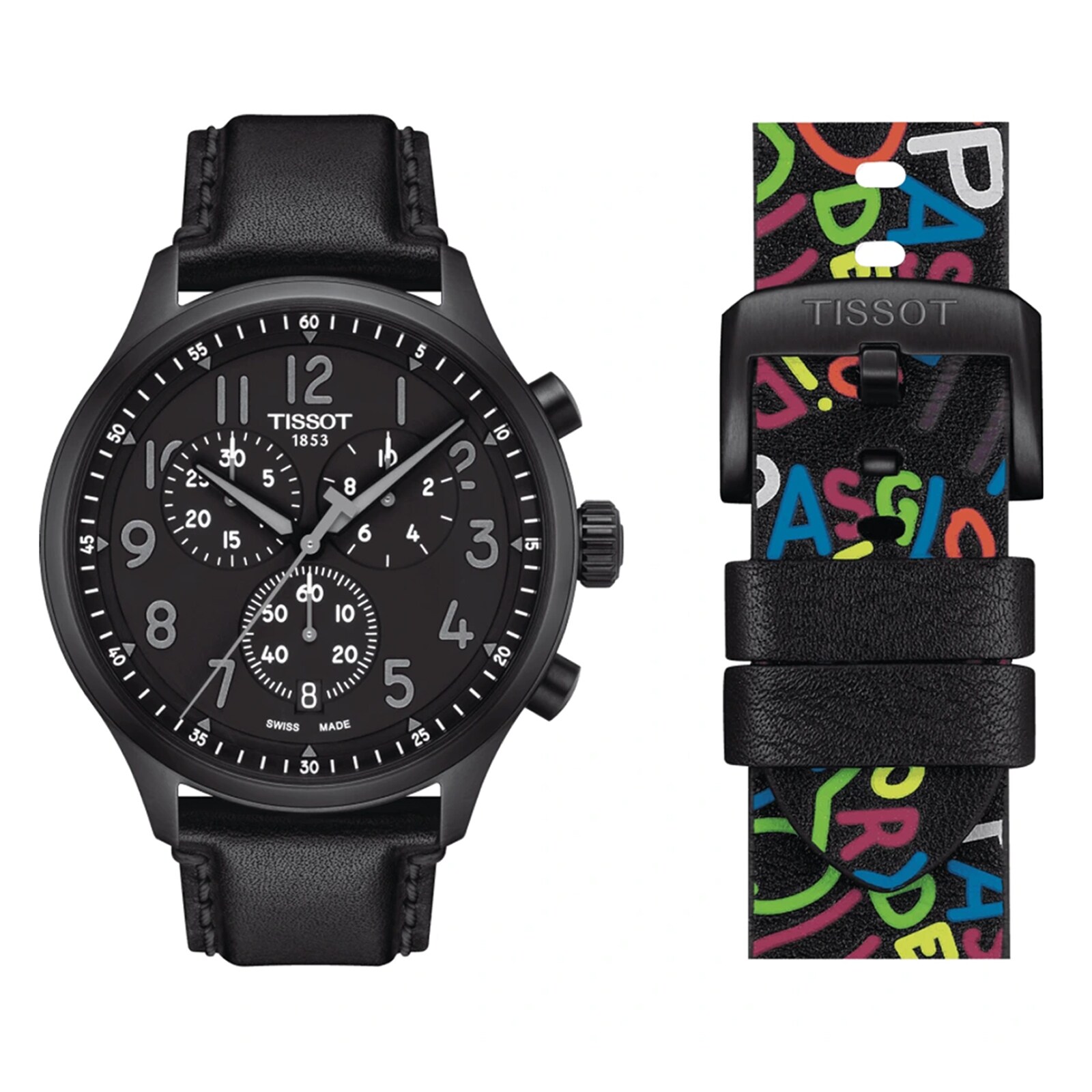 Tissot Chrono XL Special Edition Roglic 45mm Mens Watch Black