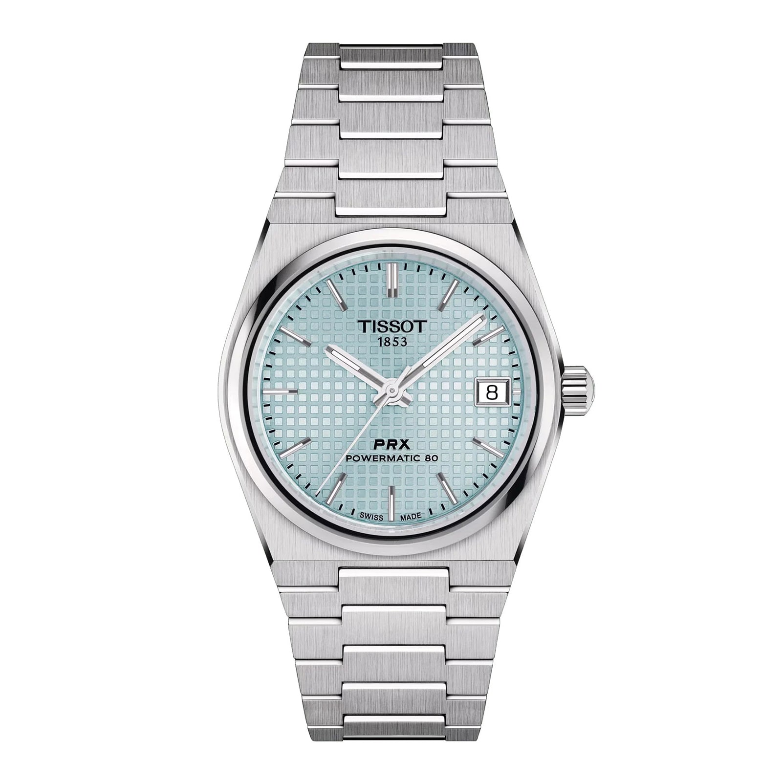Tissot PRX Powermatic 80 35mm Unisex Watch Ice Blue Tissot PRX Powermatic 80 35mm Unisex Watch Ice Blue