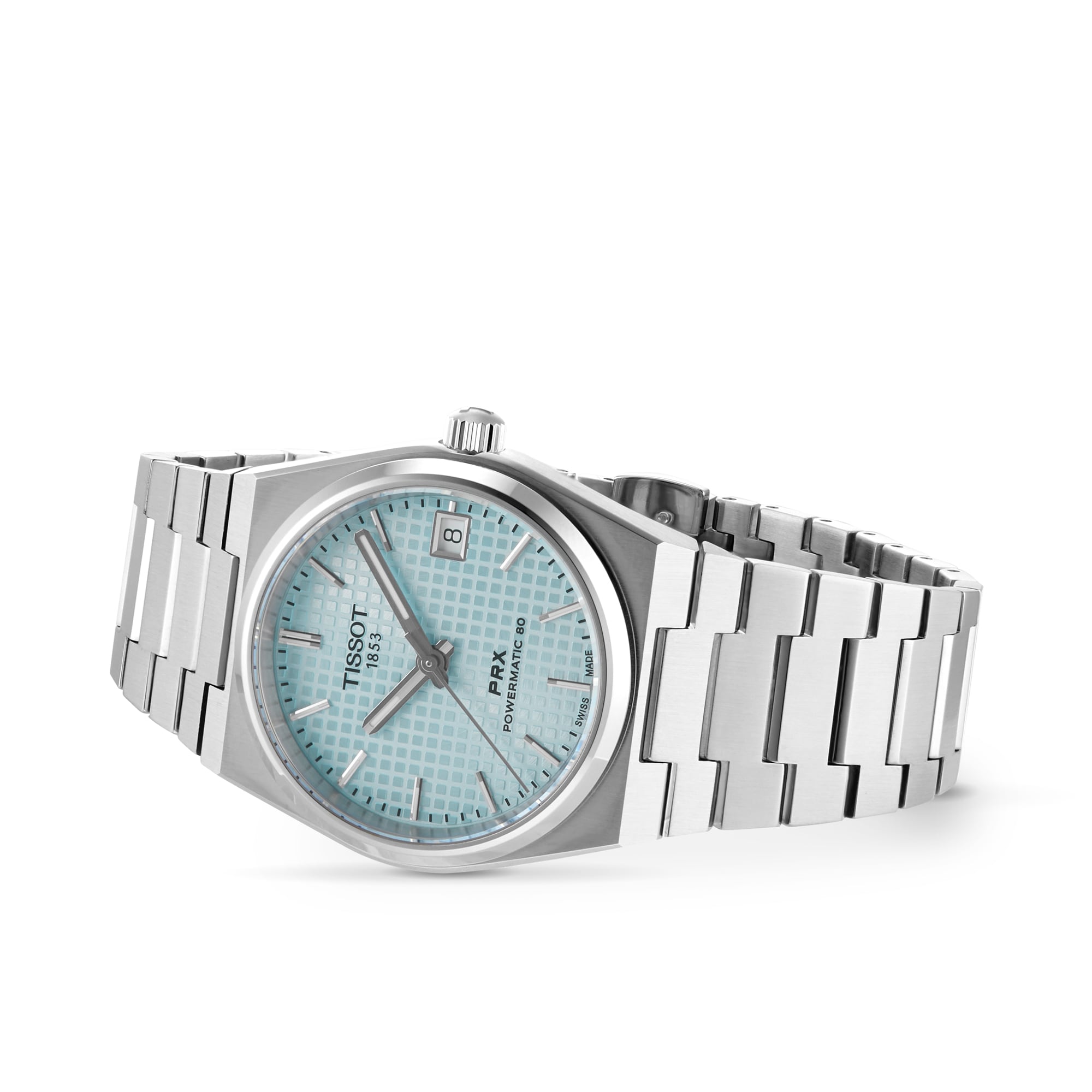 Tissot PRX Powermatic 80 35mm Unisex Watch Ice Blue Tissot PRX Powermatic 80 35mm Unisex Watch Ice Blue