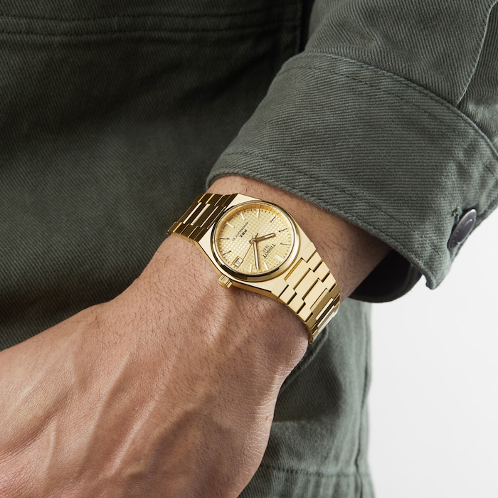 Tissot PRX Powermatic 80 35mm Unisex Watch Gold