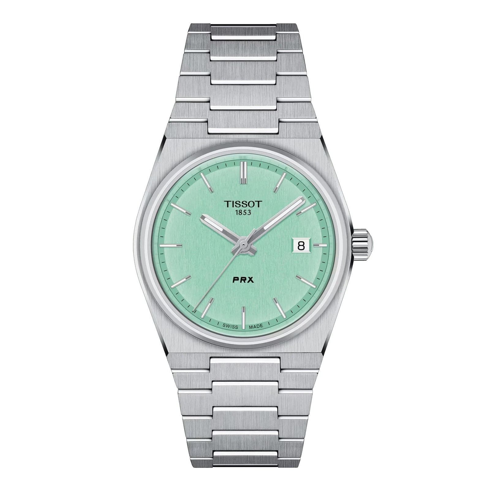 Tissot PRX 35mm Unisex Watch Mint Green T1372101109100 Mayors