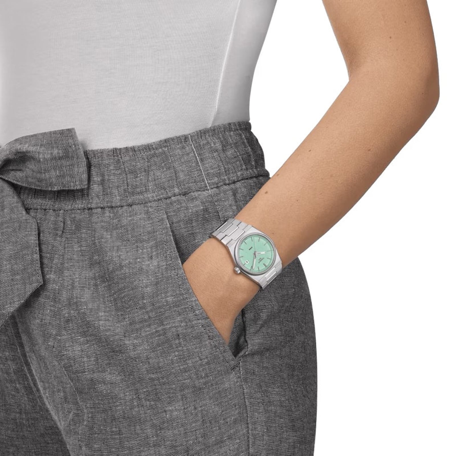 Tissot PRX 35mm Unisex Watch Mint Green