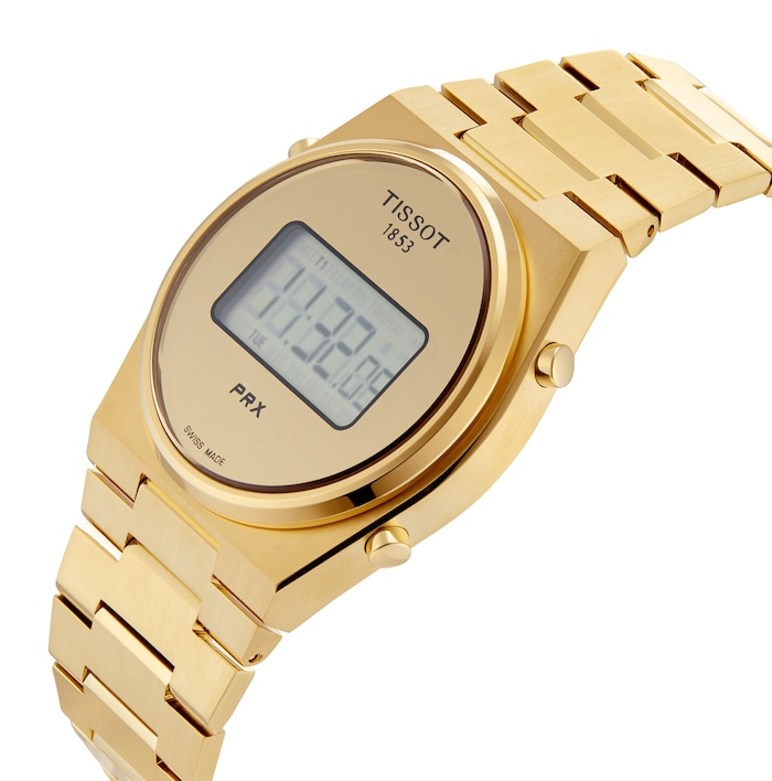 Tissot PRX Digital 40mm Unisex Watch PVD Yellow Gold