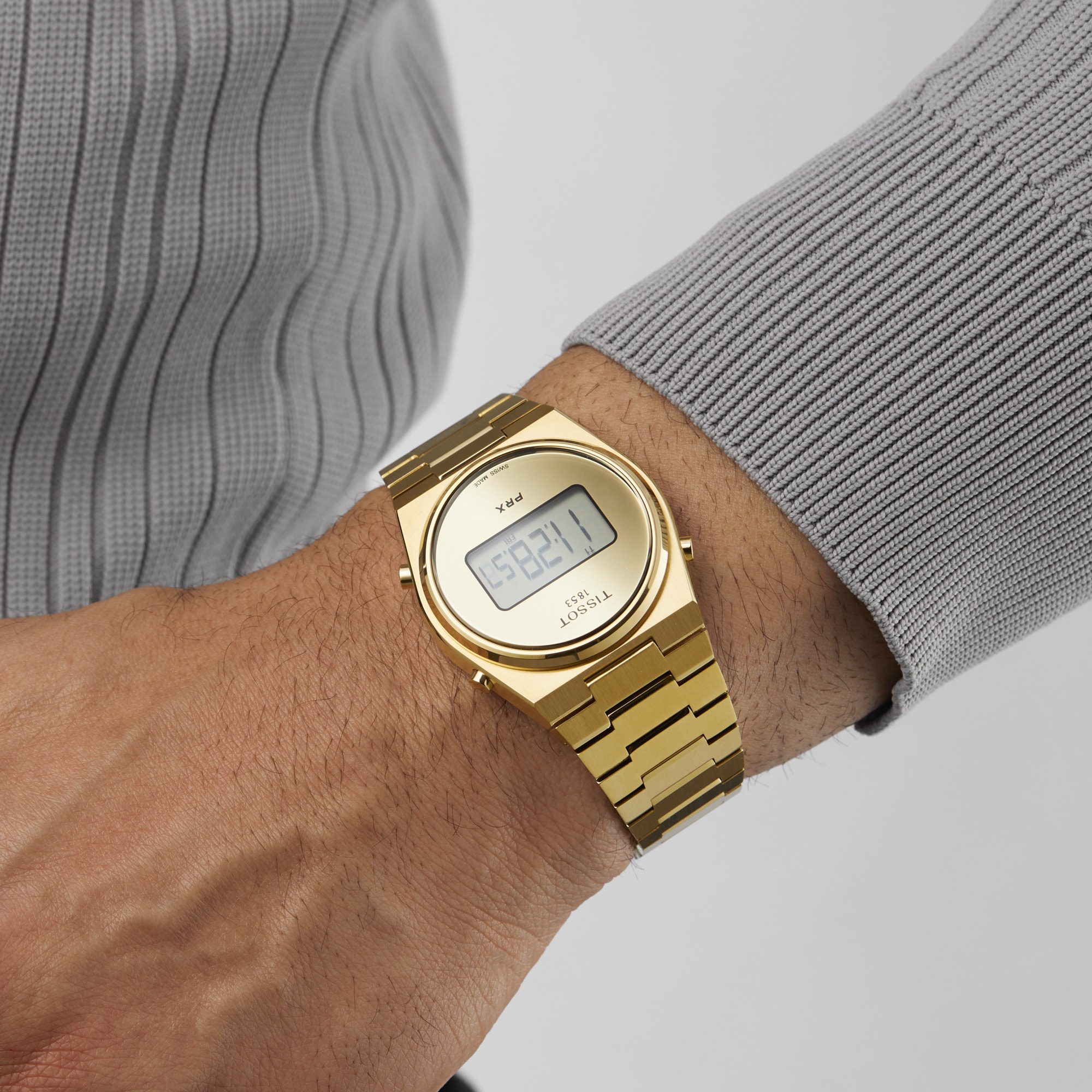 Tissot PRX Digital 40mm Unisex Watch PVD Yellow Gold Tissot PRX Digital 40mm Unisex Watch PVD Yellow Gold