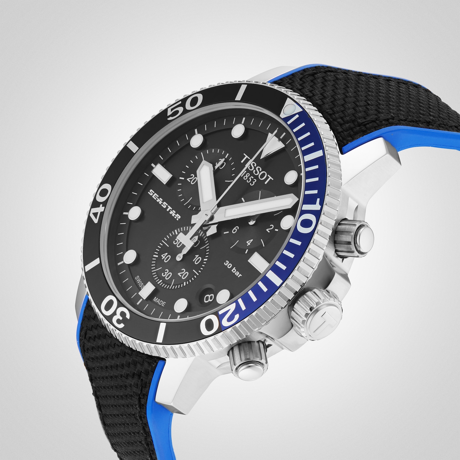 Tissot T-Sport Seastar 1000 Chronograph 45.5mm Mens Watch