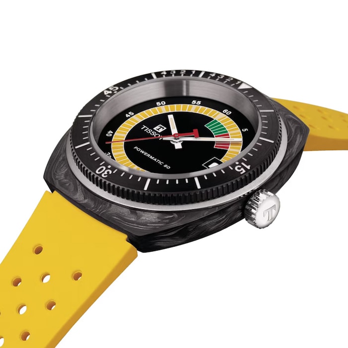 Tissot T-Sport Sideral S Yellow Strap Watch