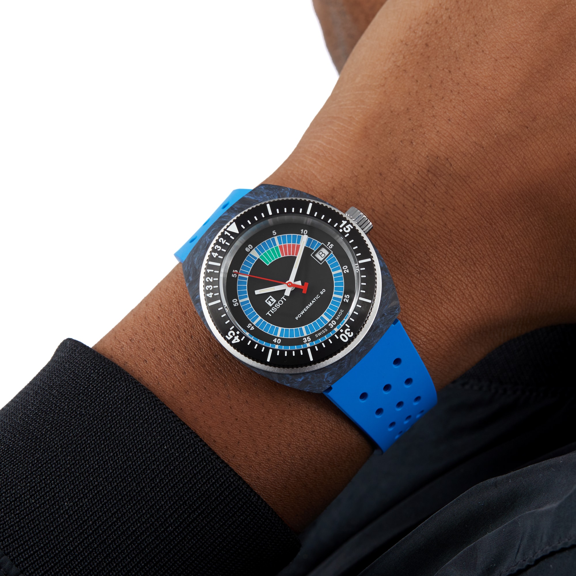 T Sport Sideral S Blue Strap Watch