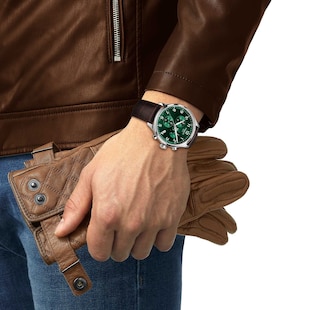 Tissot Chrono XL Classic 45mm Mens Watch Green