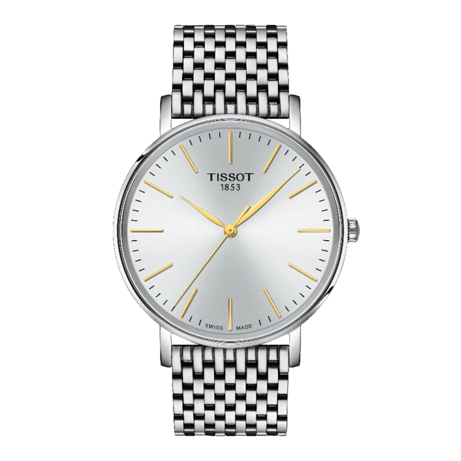 Tissot T-Classic EveryTime 40mm Mens Watch Silver