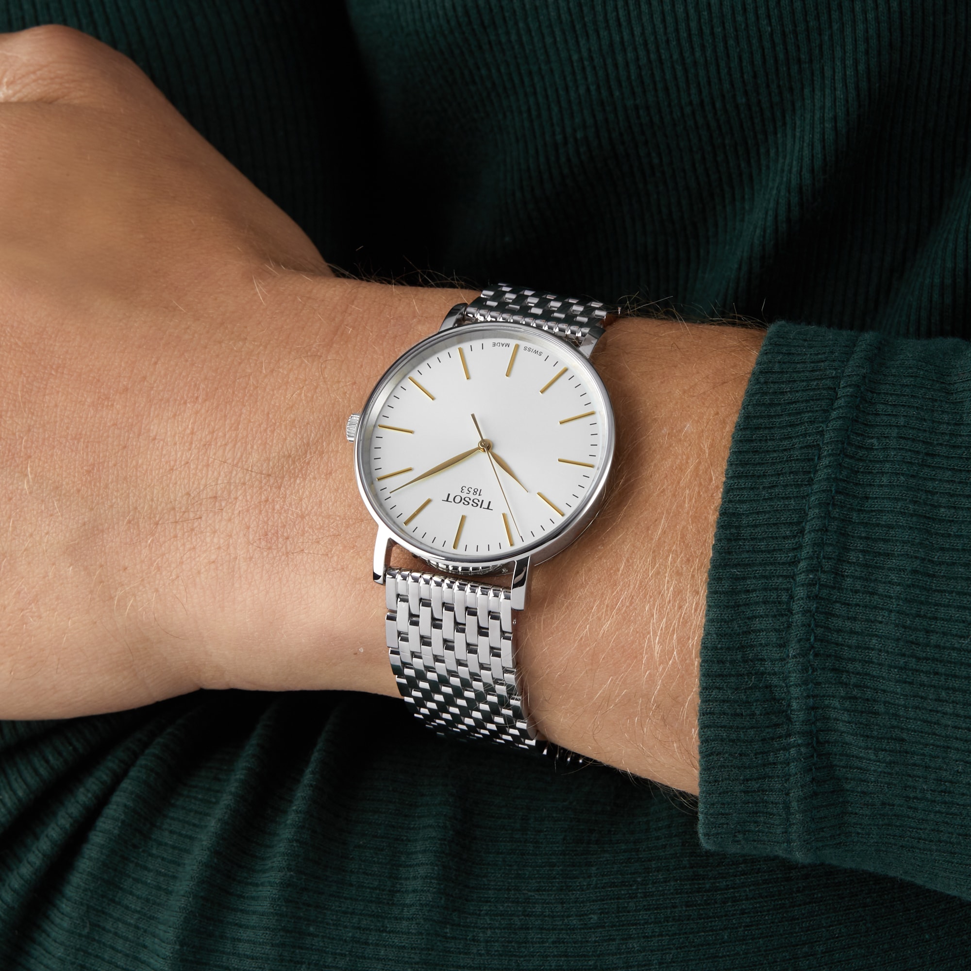 Tissot EveryTime 40mm Mens Watch Silver Tissot EveryTime 40mm Mens Watch Silver