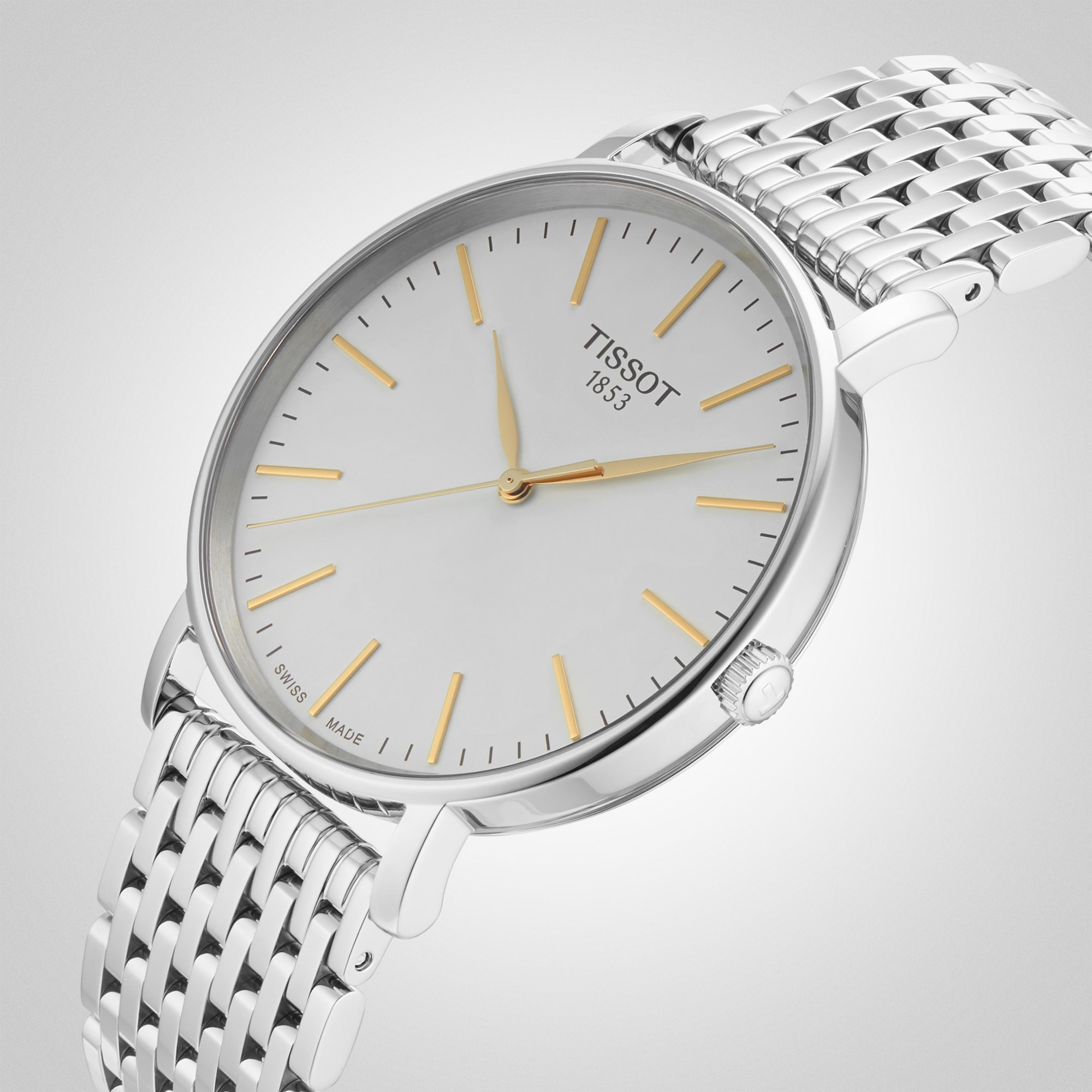 Tissot EveryTime 40mm Mens Watch Silver Tissot EveryTime 40mm Mens Watch Silver