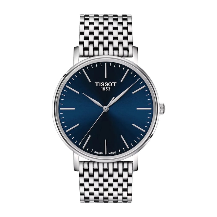 Tissot T-Classic Everytime 40mm Mens Watch Blue