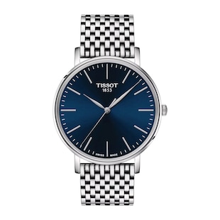 Tissot T-Classic Everytime 40mm Mens Watch Blue