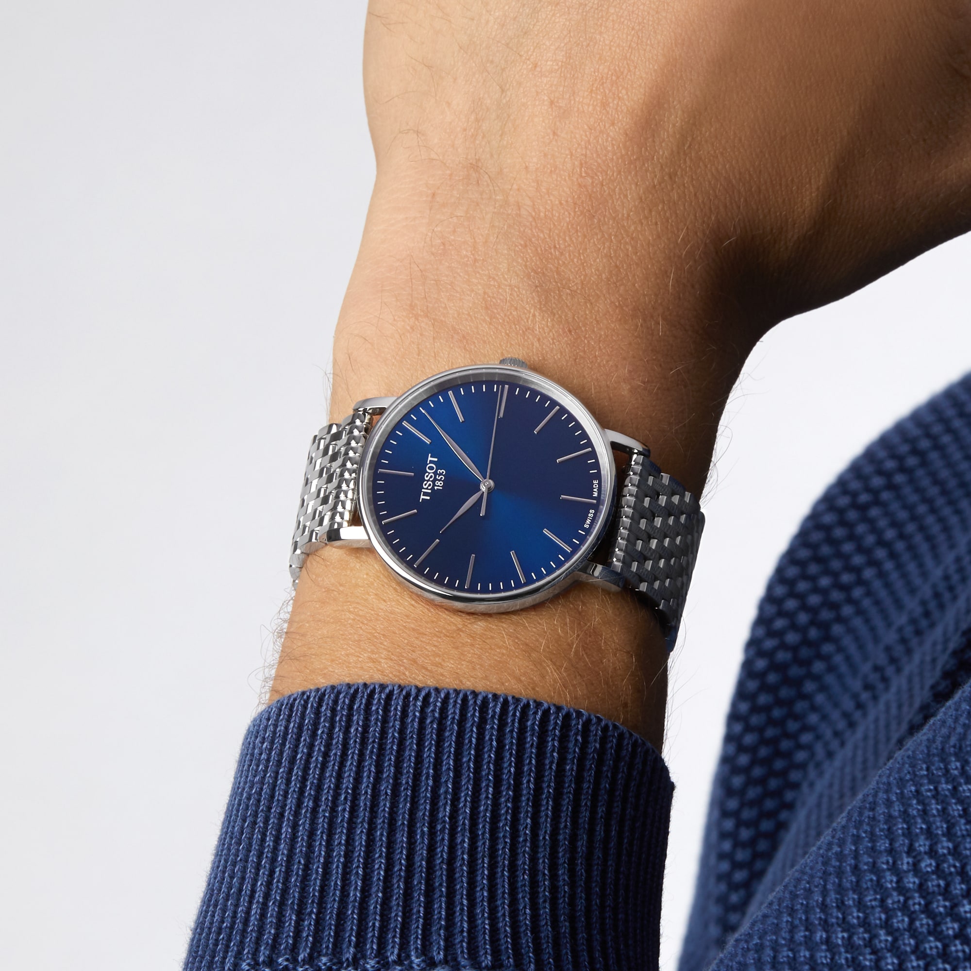 Tissot Everytime 40mm Mens Watch Blue Tissot Everytime 40mm Mens Watch Blue