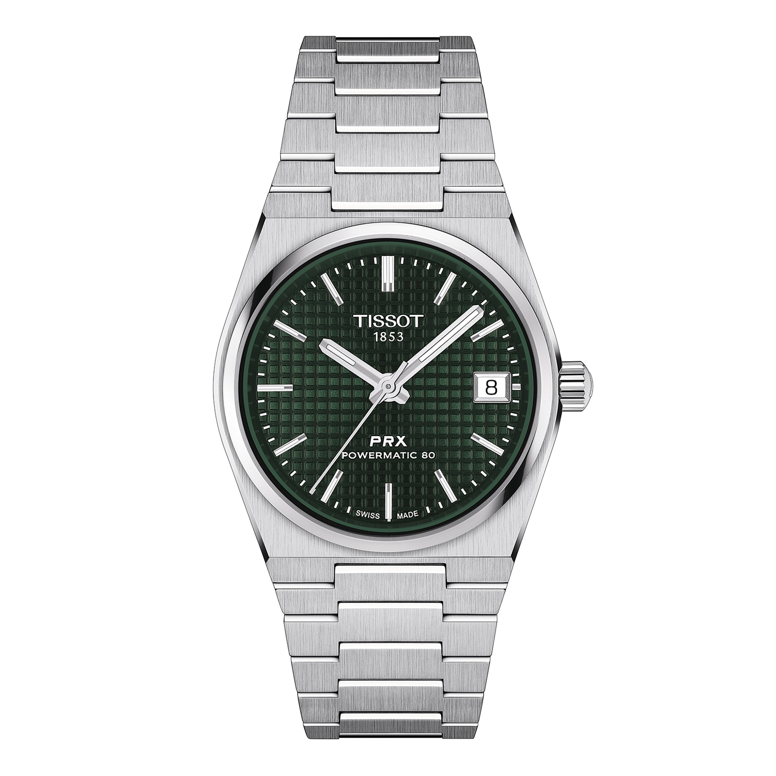 Tissot PRX Powermatic 80 35mm Unisex Watch Green Tissot PRX Powermatic 80 35mm Unisex Watch Green
