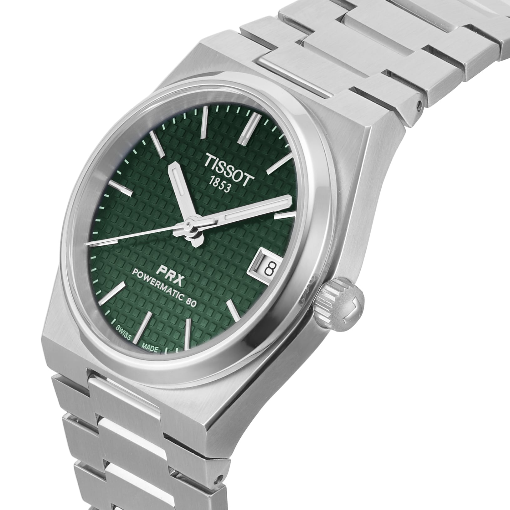 Tissot PRX Powermatic 80 35mm Unisex Watch Green Tissot PRX Powermatic 80 35mm Unisex Watch Green