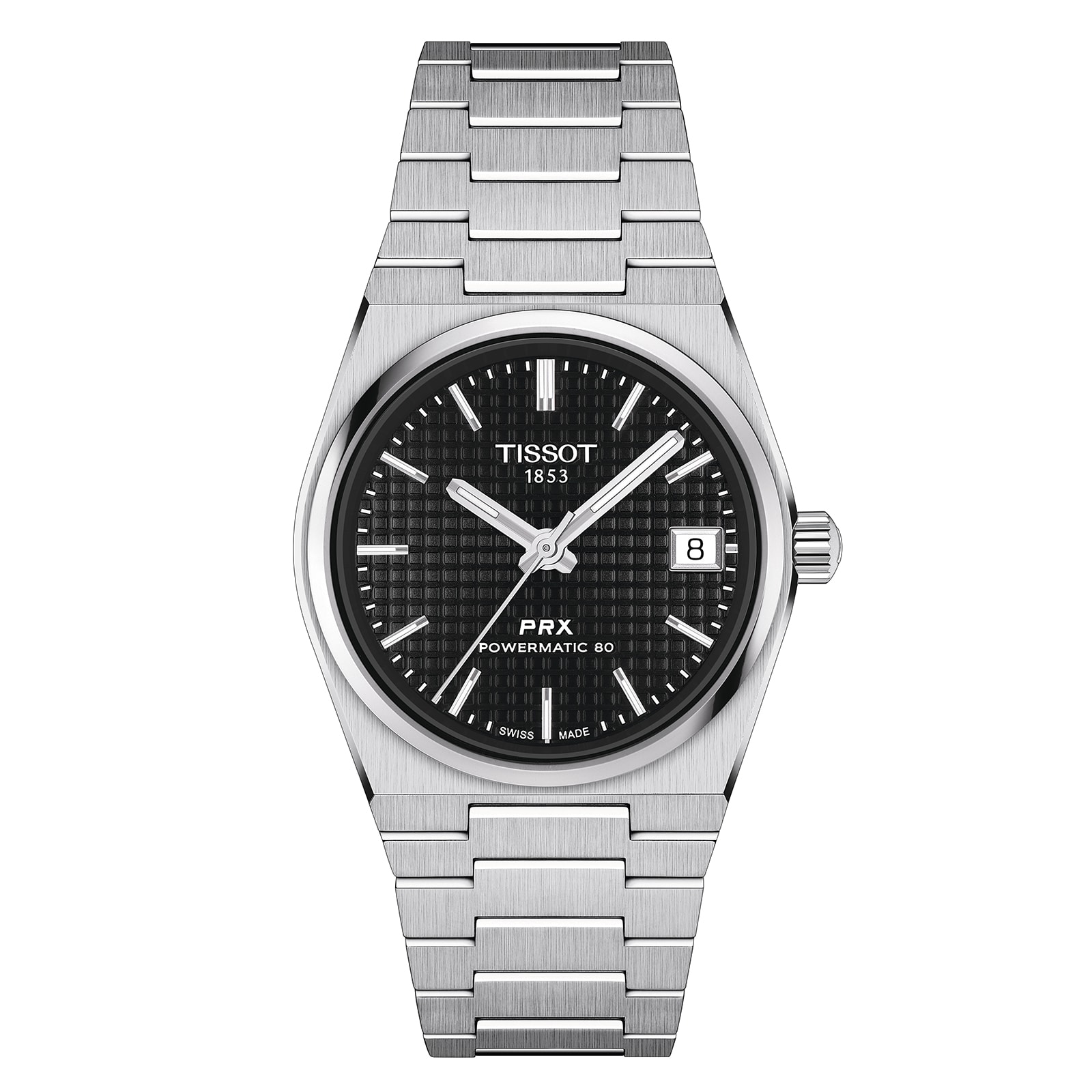 Tissot PRX Powermatic 80 35mm Unisex Watch Black Tissot PRX Powermatic 80 35mm Unisex Watch Black