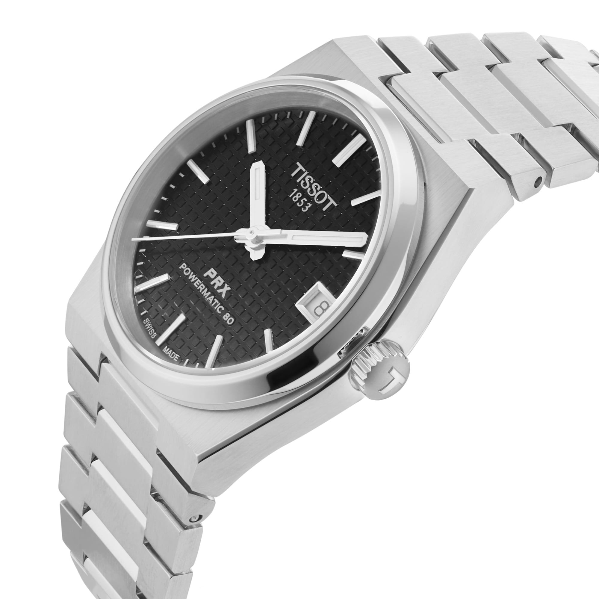 Tissot PRX Powermatic 80 35mm Unisex Watch Black Tissot PRX Powermatic 80 35mm Unisex Watch Black