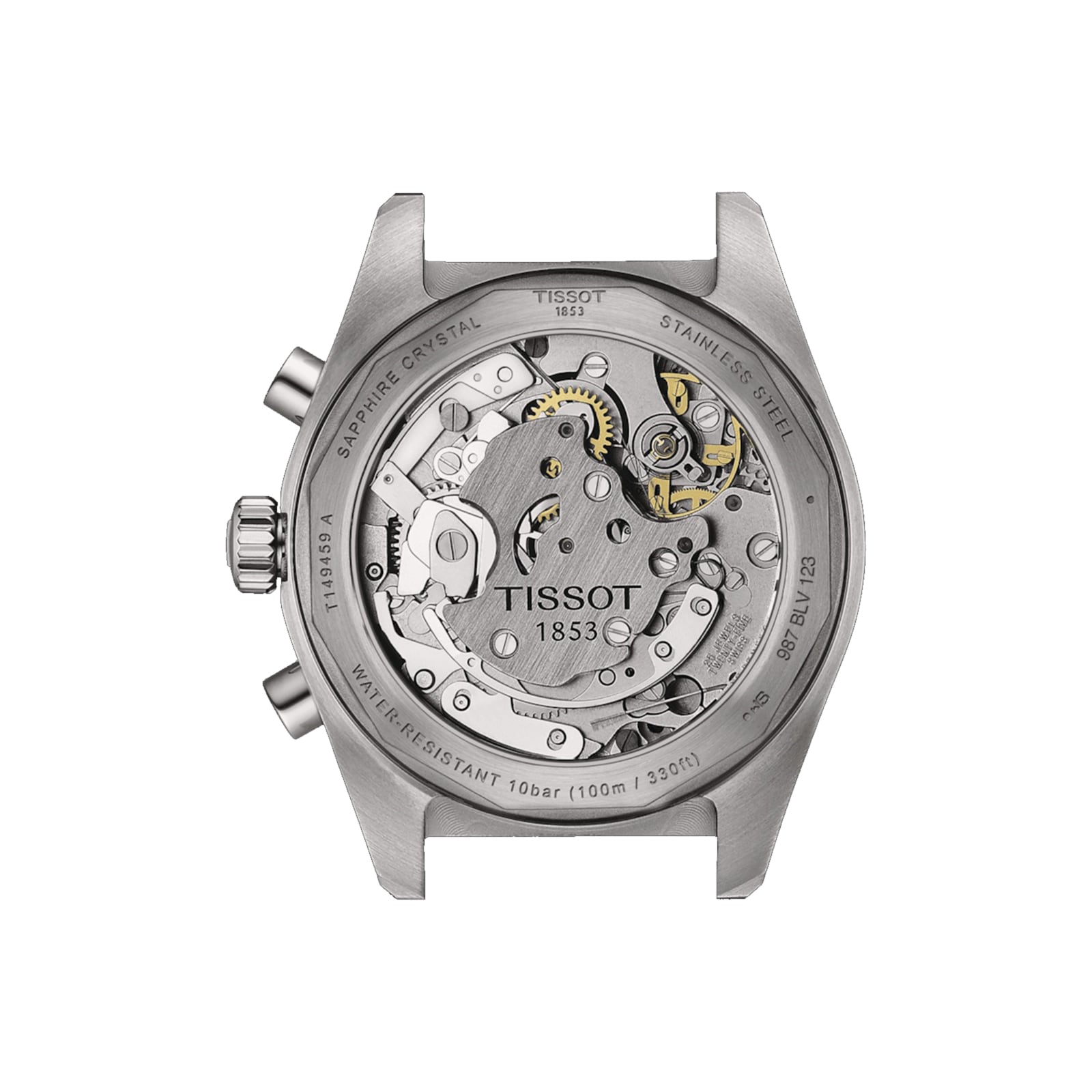 Tissot PR516 Mechanical Chronograph 41mm Mens Watch Black