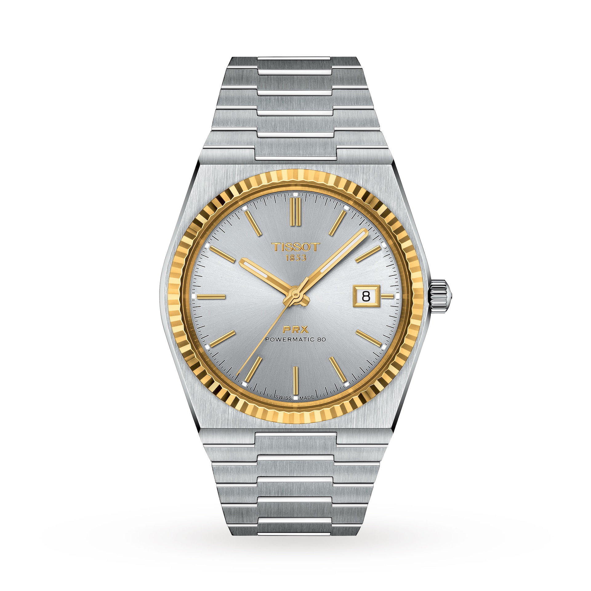 Tissot PRX Powermatic 80 Steel and 18K Gold Bezel 40mm