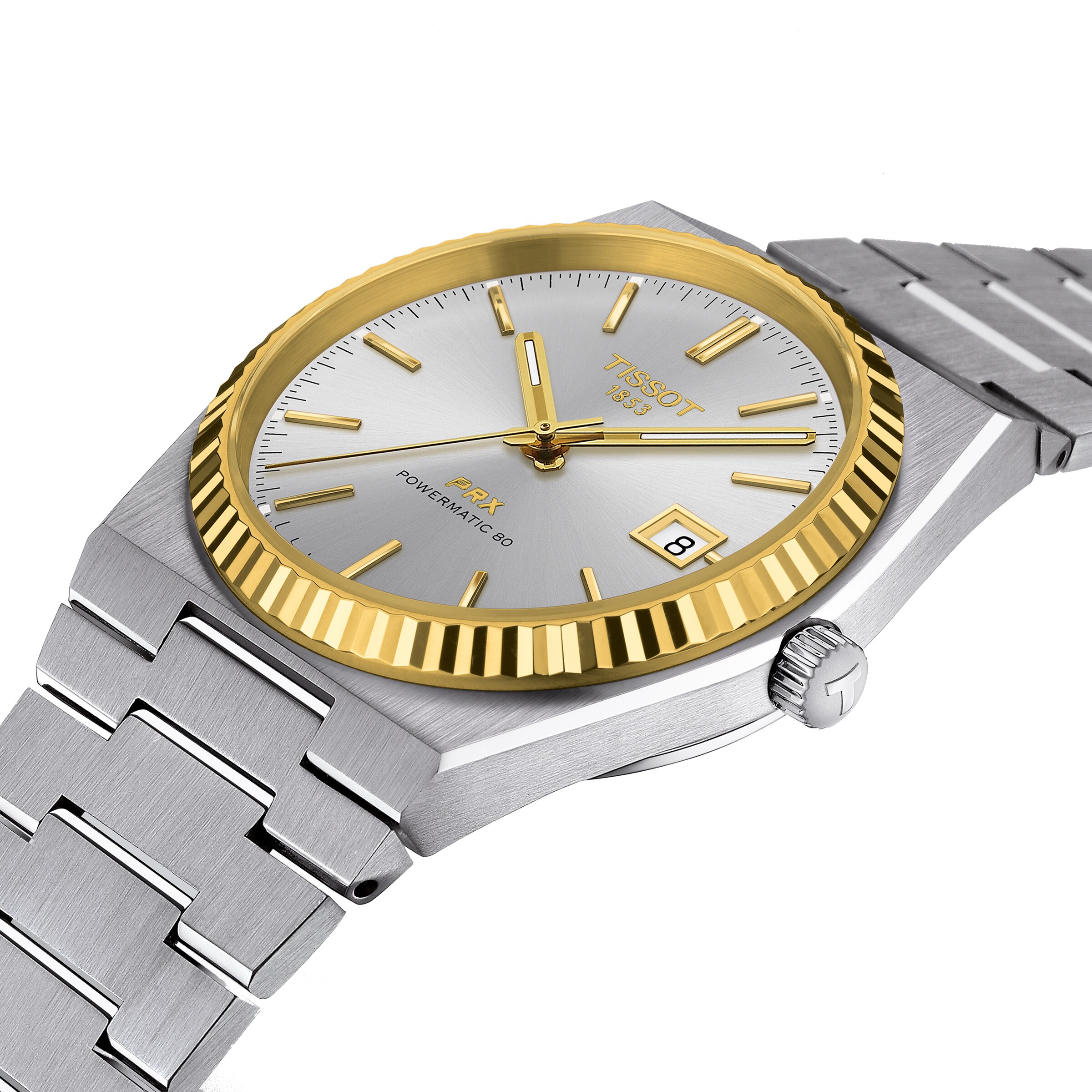 Tissot PRX Powermatic 80 Steel and 18K Gold Bezel 40mm