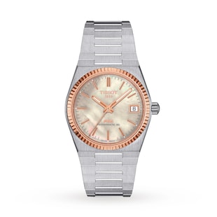 Tissot PRX Powermatic 80 35mm Steel and 18K Gold Bezel Ladies Watch